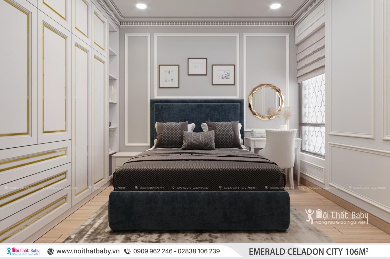 Tổng hợp các mẫu thiết kế nội thất Chung cư Emerald Celadon City